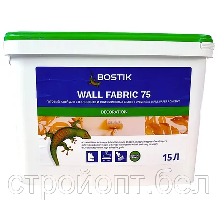 Клей для стеклообоев (стеклохолста) Bostik VAVLIM 75, 15 л, Польша, фото 2