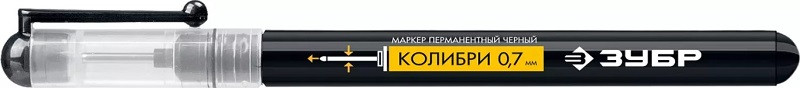 Маркер перманентный для отверстий КОЛИБРИ черный, 0.7-1 мм