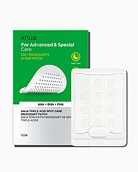 Anua Triple Acid Spot Care Microdart Patch Патчи от прыщей с микроиглами, 12шт