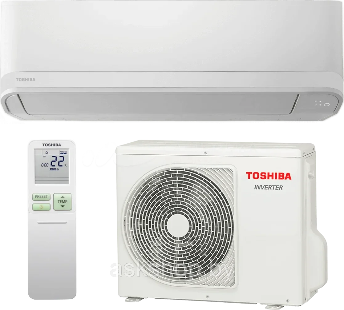 Сплит-система Toshiba Seiya RAS-B07CKVG-EE/RAS-07CAVG-EE, трубы 1/4 + 3/8