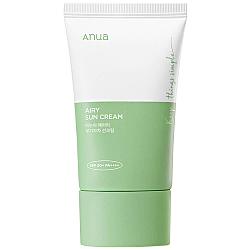 Лёгкий минеральный солнцезащитный крем Anua Airy Sun Сream SPF50+ PA++++  50 мл