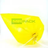 Пакеты для мусора MIRPACK с завязками DELUXE желтые 35 л 35 мкм 10 шт, фото 4