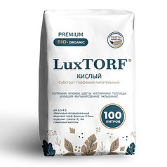 Субстрат питательный LuxTORF торф кислый 100л