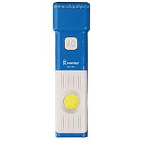 Фонарь аккумуляторный LED+COB бок.,  4 режима, 14500, MicroUSB, ABS, 11х3 см, Smartbuy