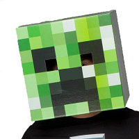 Маска Крипер из игры Майнкрафт (Minecraft), фото 1