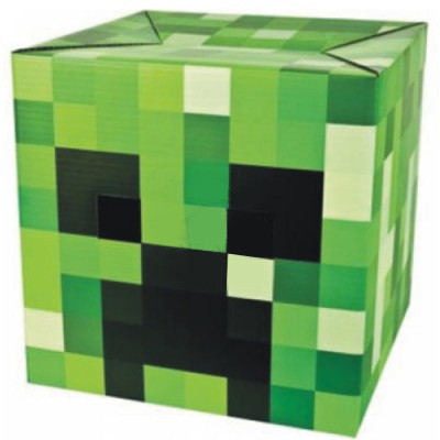 Маска Крипер из игры Майнкрафт (Minecraft) - фото 3 - id-p35036975