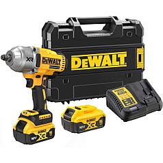 Гайковерт аккумуляторный бесщеточный DeWalt DCF900P2T (1396 Нм, 2 АКБ 5 А/ч, кейс T-Stak)