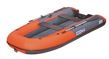 Надувная лодка BoatsMan (Боцман) BT340А (НДНД) графитово-оранжевый
