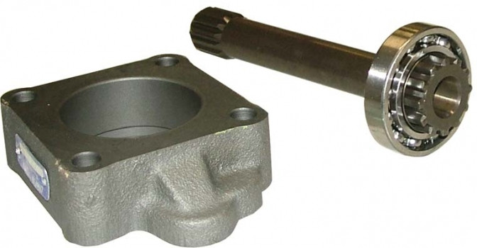 Вал отбора мощности для КПП ZF 16S-151÷16S-221; 16S-1621÷16S-2731 (ECOSPLIT; NEW ECOSPLIT; INTARDER; 248,5 мм)