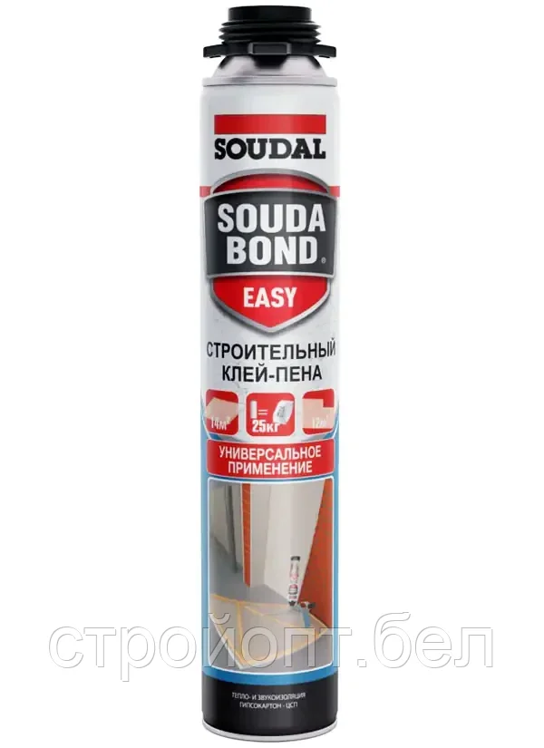 Клей-пена профессиональная SOULDAL Soudabond Easy Gun, 750 мл, РФ