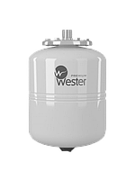 Бак мембранный для ГВС и гелиосистем Wester Premium 8л WDV 12 атм 3/4" НР (белый)
