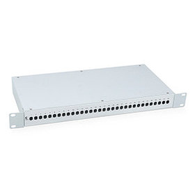 Оптический кросс 19" 32 ST (FC) Cabeus FO-19-32ST 1U серый