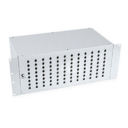Оптический кросс 19" 96 ST (FC) Cabeus FO-19-96ST 4U серый