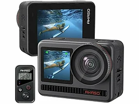 Экшн -камера AKASO Action camera BRAVE 8 - Grey (с картой памяти 64 GB) (SYYA0004-GY-01-U3A)