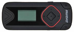 Плеер Flash Digma R3 8Gb черный/0.8"/FM/microSDHC/clip