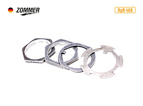 Комплект крепления ступицы УАЗ-452,469 Zommer (гайка 2 шт.,шайба стоп.,замочная)