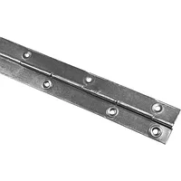 Петля Рояльная карточная 1 метр белый цинк