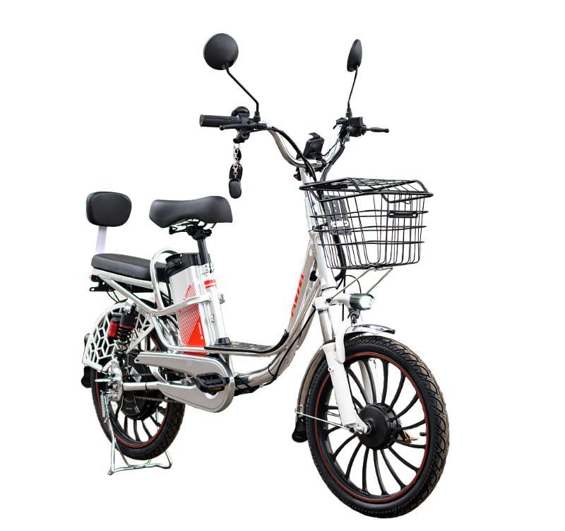 Электровелосипед AVM E-ALFA 20 Pro серебристый