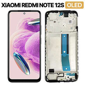 Экран для Xiaomi Redmi Note 12s в раме (OLED), черный