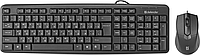 Клавиатура+ мышь Defender DAKOTA C-270 (45270) Black (Проводная, USB)