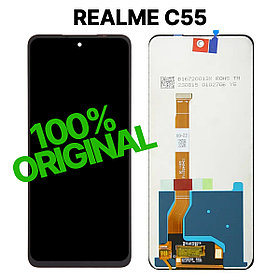 Экран для Realme C55 Original 100% c тачскрином, черный
