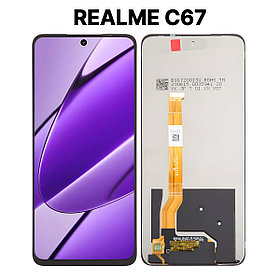 Экран для Realme C67 c тачскрином, черный