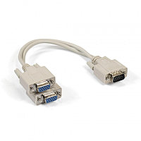 Переходник гн. 2xVGA - шт. VGA ExeGate EX-CC-VGA-15M2x15F-0.3