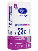 Штукатурка Тайфун-Мастер № 23к-3 цементная белая Корник 2,5мм (25кг)