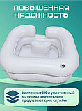 Надувная ванна для мытья головы с встроенным подголовником, фото 5
