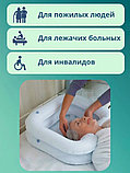 Надувная ванна для мытья головы с встроенным подголовником, фото 2