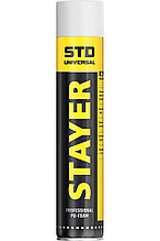 STAYER STD, 750 мл, адаптерная, выход до 35 л, монтажная пена, Professional (41133)
