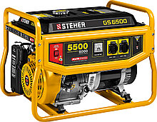 STEHER 5500 Вт, бензиновый генератор (GS-6500)