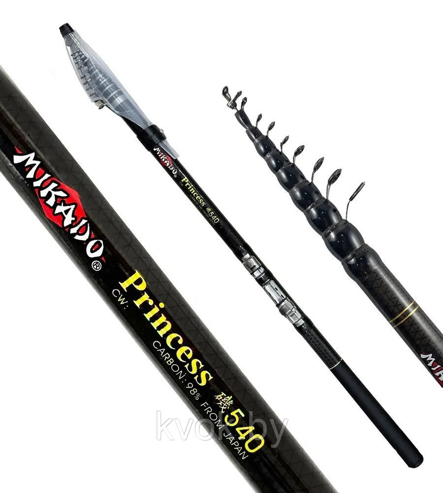 Удочка с кольцами Mikado Princess 5.4 м. тест: 10-30 г. (короткое сложение)