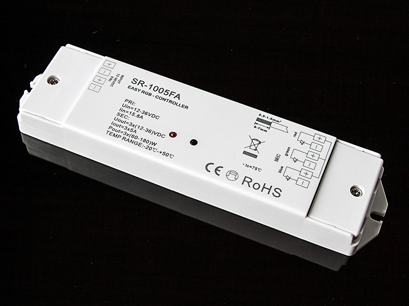 Контроллер RGB RF SR-1005FA (12/24/36V, 180/360/540W)