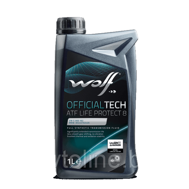 Масло трансмиссионное WOLF OfficialTech ATF LIFE PROTECT 8 (1л) 3016/1