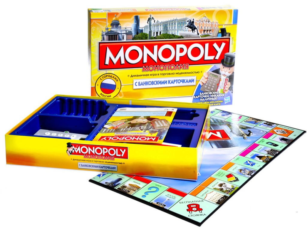 Игра настольная Монополия электронная с банковскими картами 6141 - фото 2 - id-p7618680
