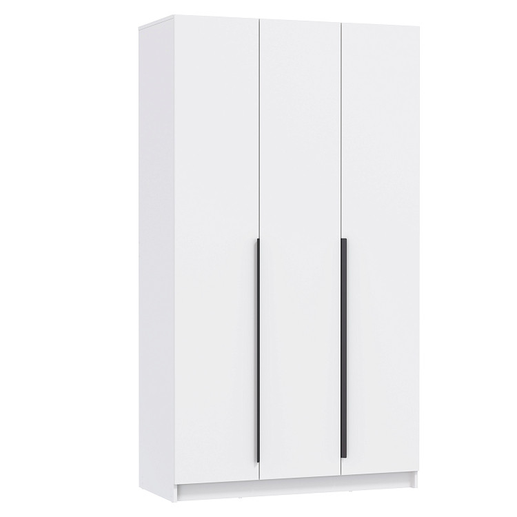 Шкаф для одежды 67.15 Брандо (3-х дв.) (h2150) (белый / ДВПО: белый / фасад: ЛДСП белый)