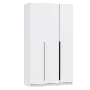Шкаф для одежды 67.15 Брандо (3-х дв.) (h2150) (белый / ДВПО: белый / фасад: ЛДСП белый)