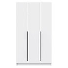 Шкаф для одежды 67.15 Брандо (3-х дв.) (h2150) (белый / ДВПО: белый / фасад: ЛДСП белый), фото 2