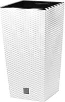 Горшок цветочный RATO SQUARE 170, белый