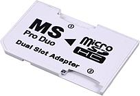 Адаптер c MicroSD в Memory Stick PRO Duo (Адаптер с TF на Sony Memory Stick Duo)