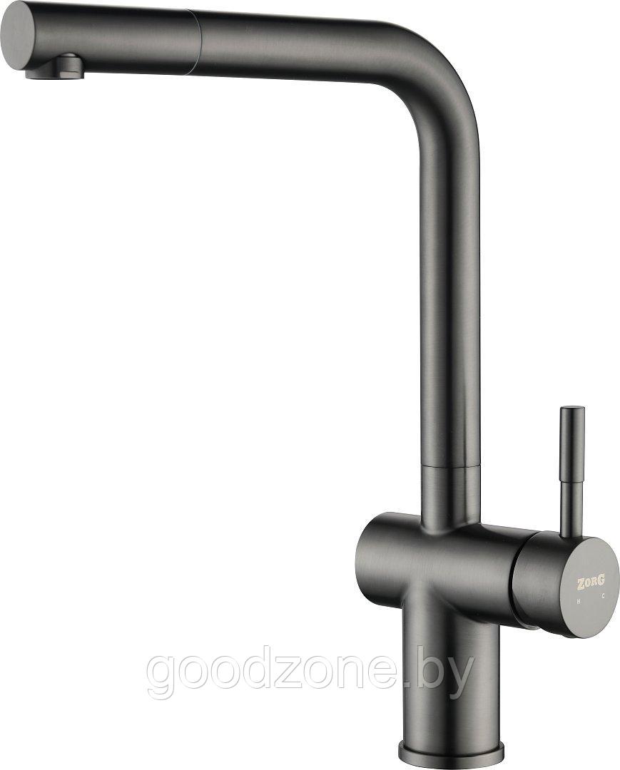 Смеситель ZorG Titan Premium PVD (gunblack)