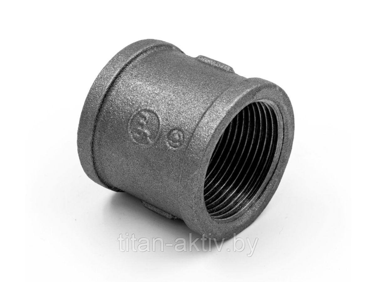 Муфта 1 1/4" вн.-вн. черн., AV Engineering