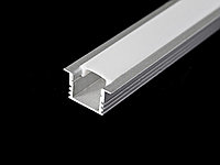 Алюминиевый профиль встраиваемый с экраном 16(22,5)х12 для LED ленты