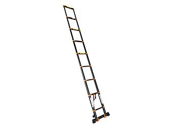 Лестница телескопическая 1-секц. алюм. 590см, 15 ступ. 17,0кг BLACK LINE STARTUL (ST9931-059) (ширин