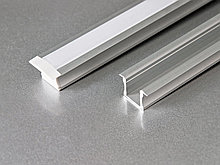 Алюминиевый профиль встраиваемый с экраном 17,5(24,5)x15 для LED ленты