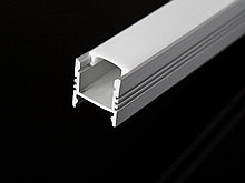 Алюминиевый профиль накладной с экраном 16х17 для LED ленты