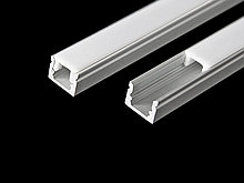 Алюминиевый профиль накладной с экраном 10х8,4 для LED ленты