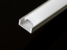 Алюминиевый профиль накладной с экраном 16х7 для LED ленты