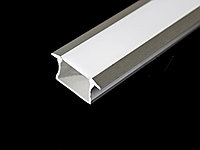 Алюминиевый профиль встраиваемый с экраном 22,6(31)x15,65 для LED ленты
